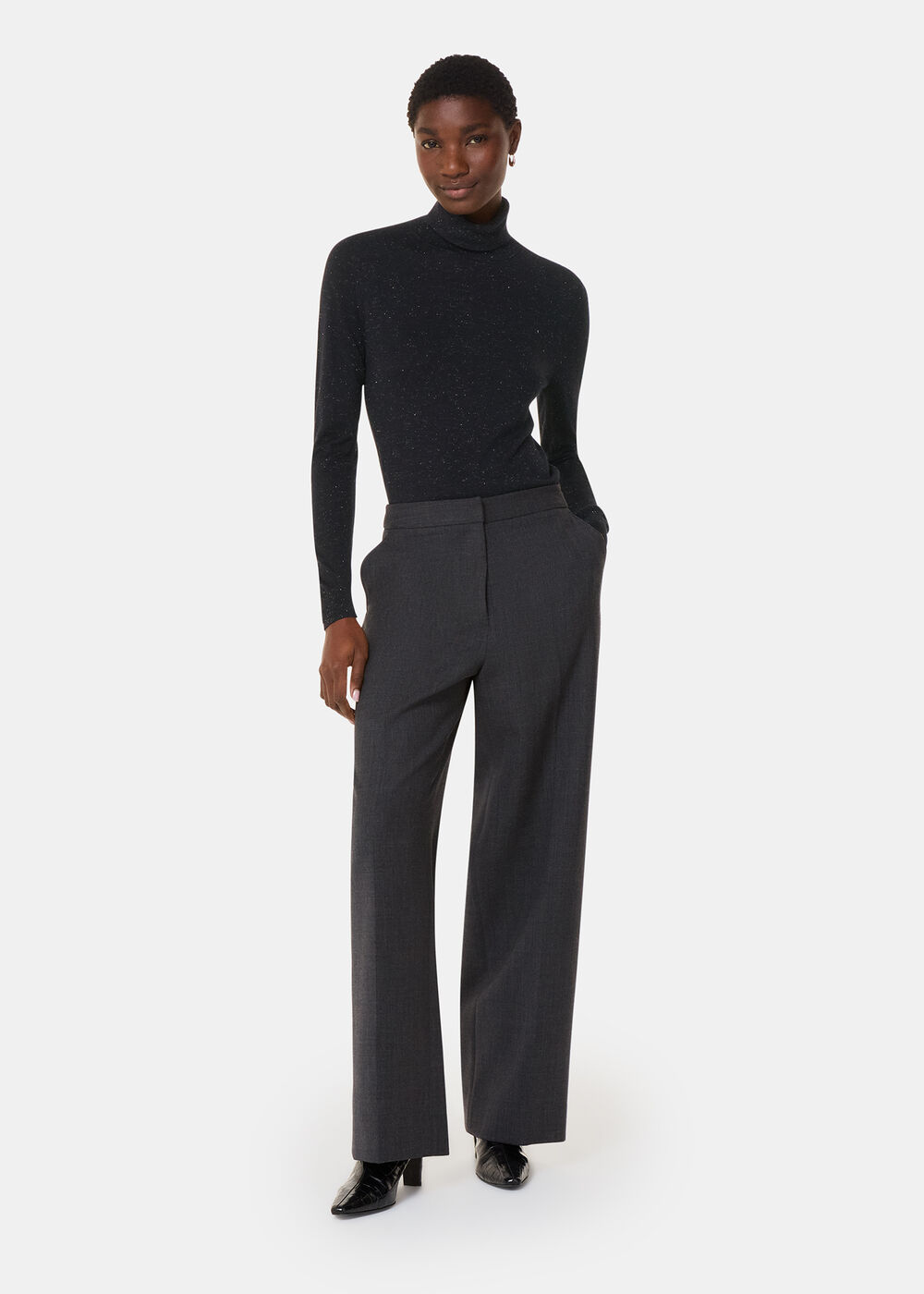 Annie Sparkle Roll Neck