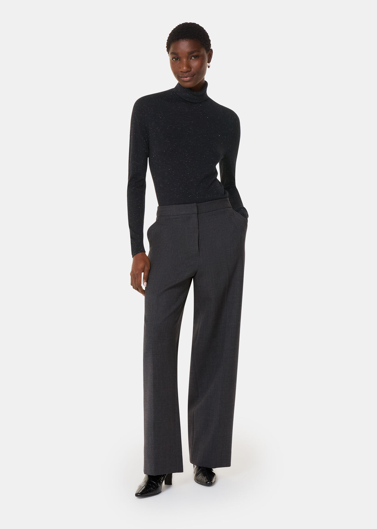 Annie Sparkle Roll Neck