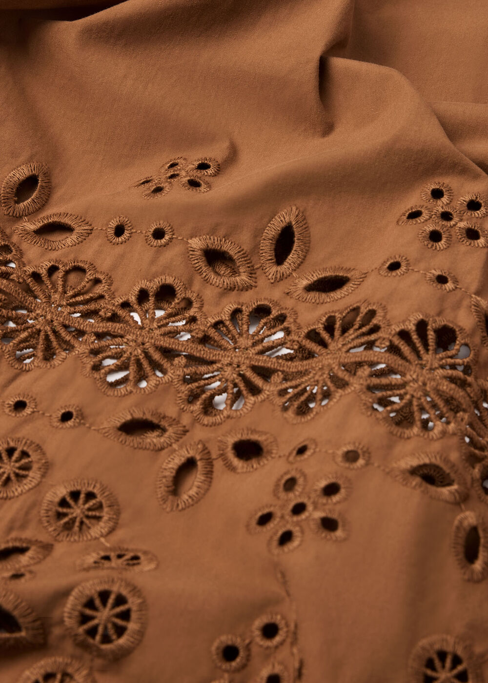 Cotton Broderie Shirt Dress