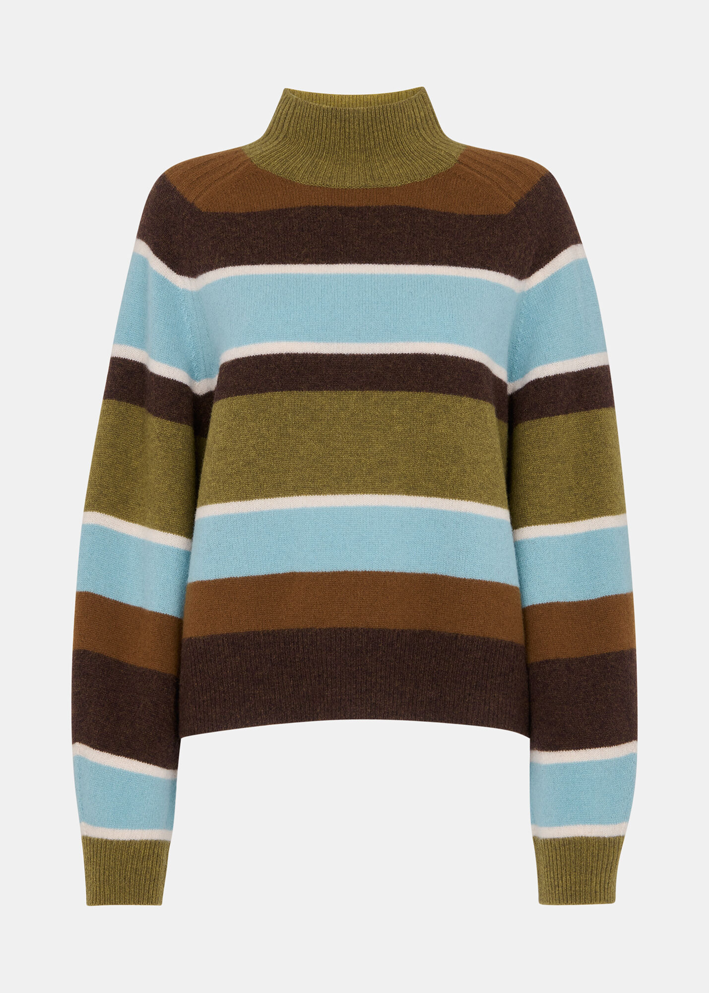 最大10%OFFクーポン Women's Wool Stripe Mock Neck Sweater | Whistles US | トップス
