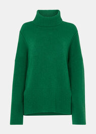Wool Mix Roll Neck Knit
