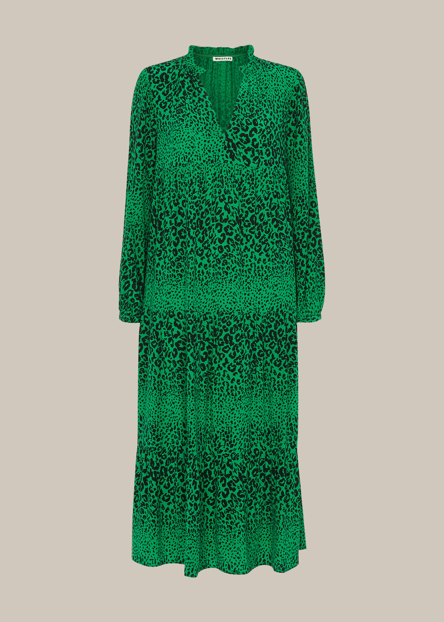 Green/Multi Enora Animal Longline Dress WHISTLES