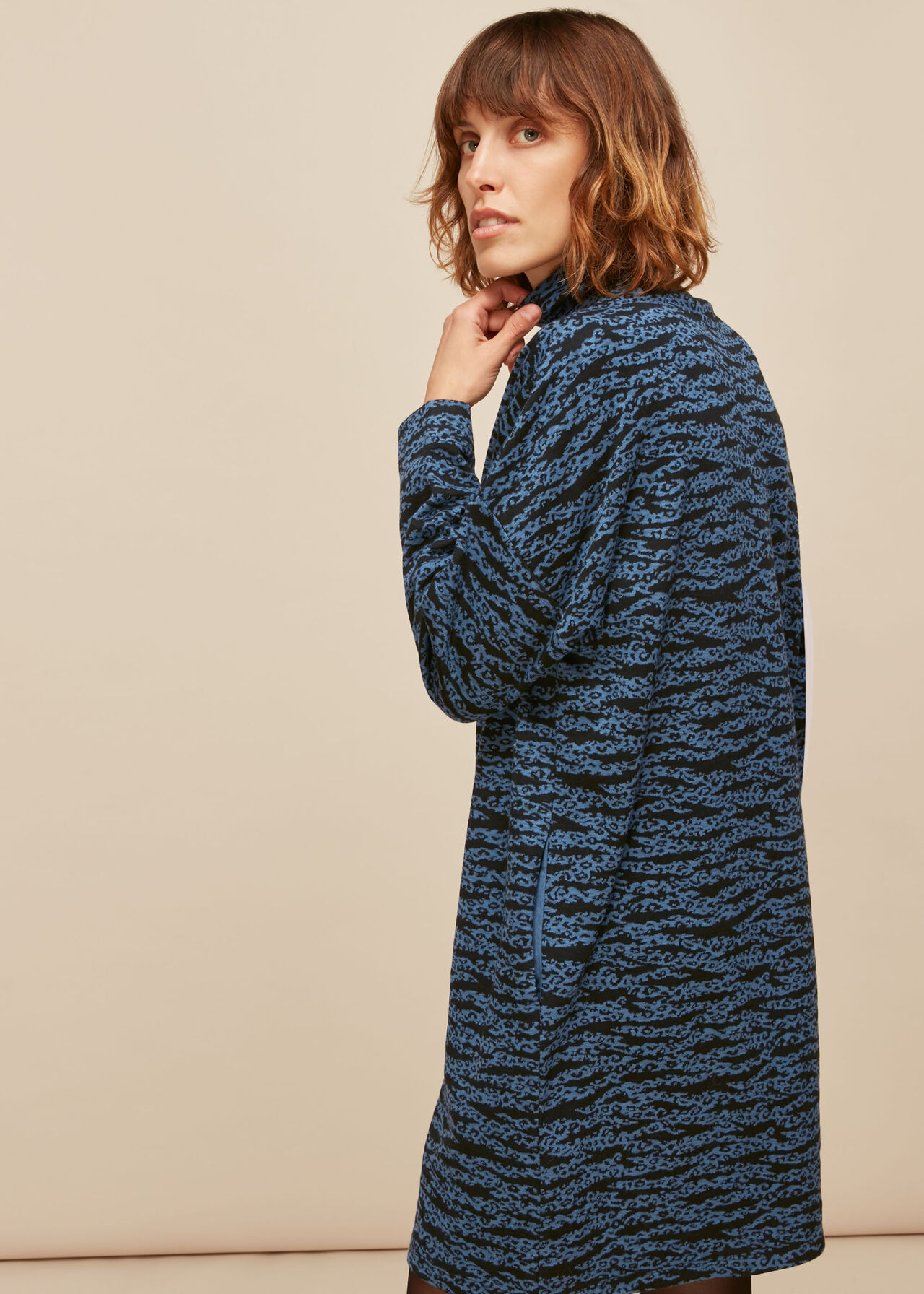 Tiger Leopard Jersey Dress