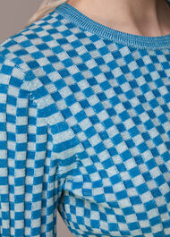 Check Rib Knit