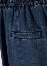 Casual Denim Barrel Trouser
