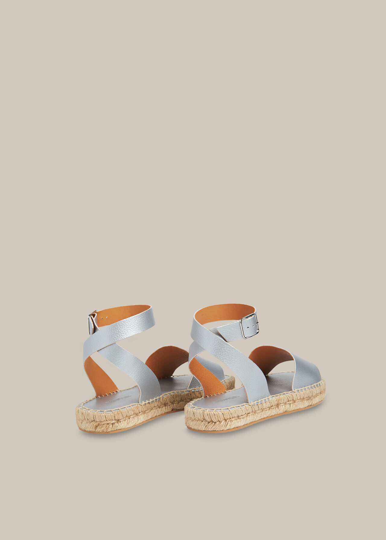 Silver Lula Espadrille | WHISTLES | Whistles