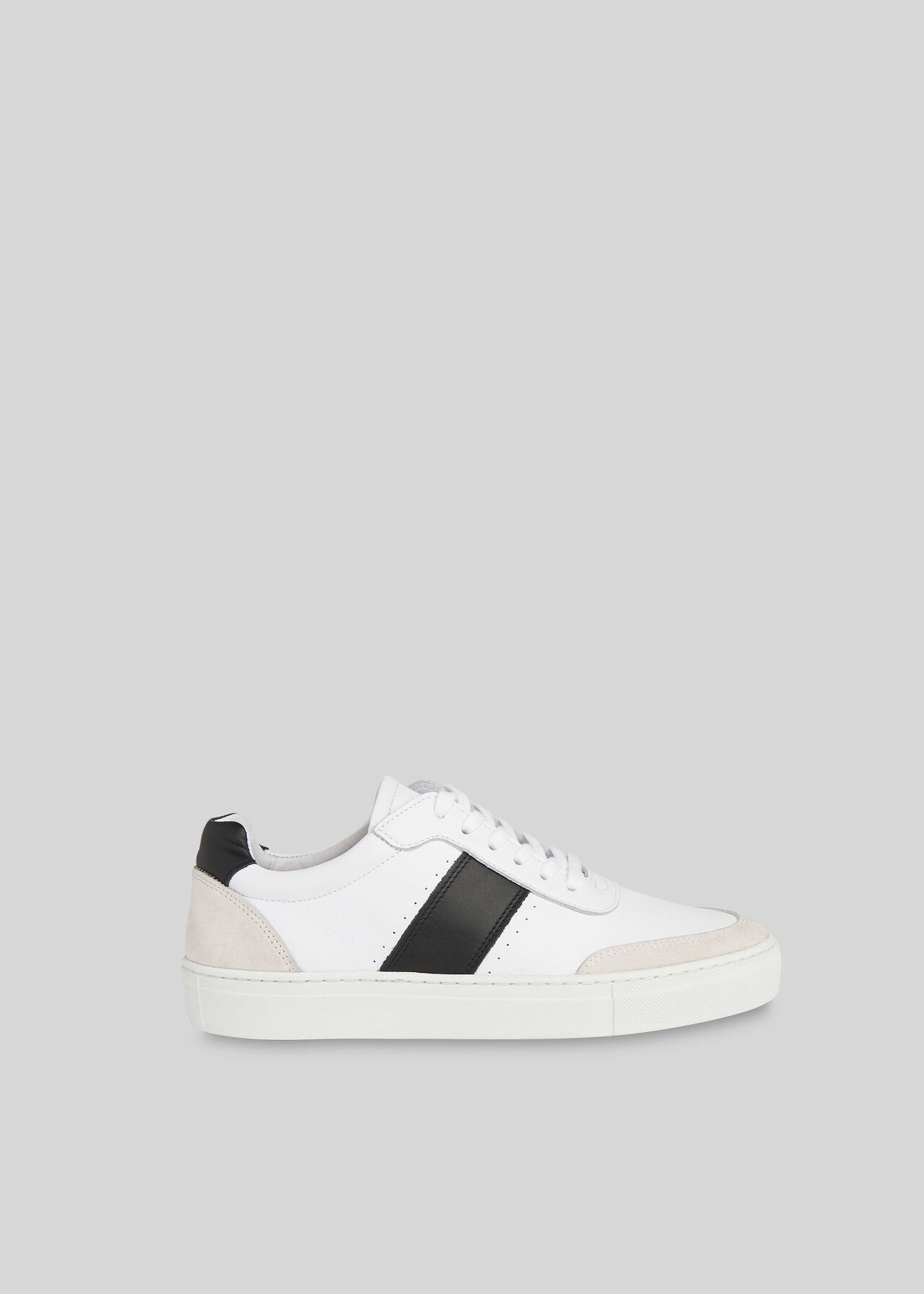 York Side Stripe Trainer Black