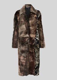Patchwork Animal Shearling