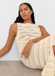 Long Crochet Beach Dress