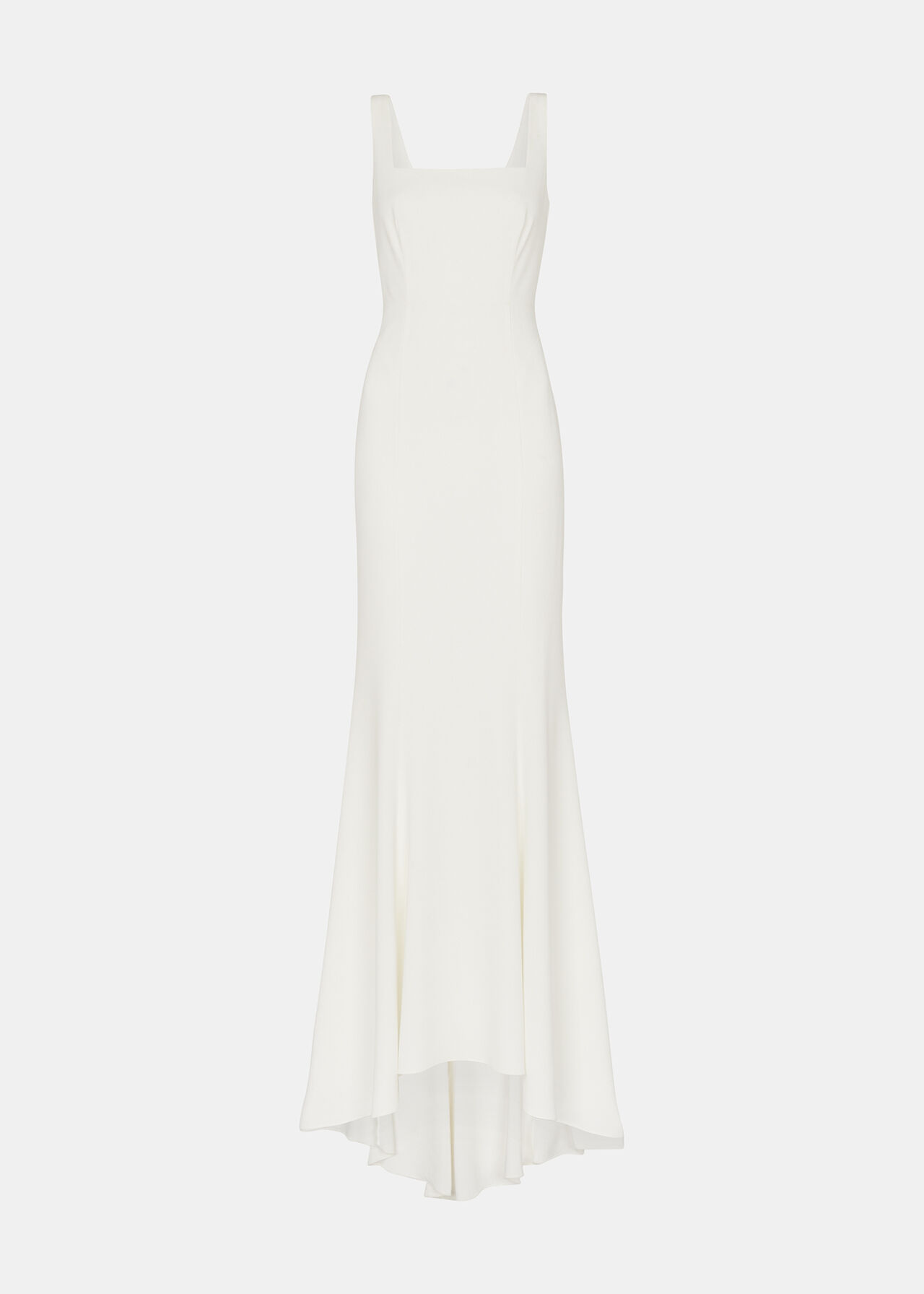 Mia Square Neck Wedding Dress Ivory