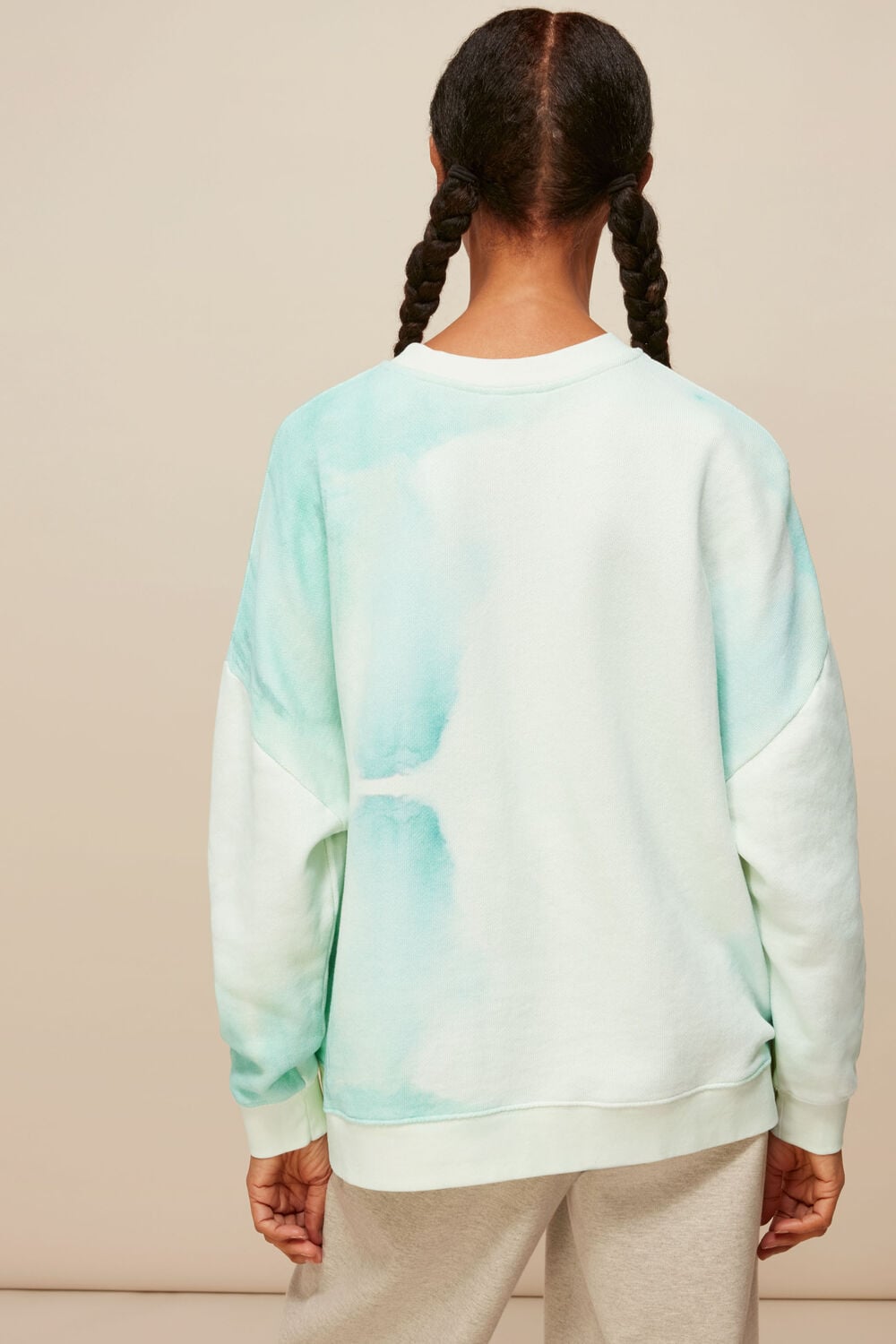Tie Dye Cotton Sweatshirt