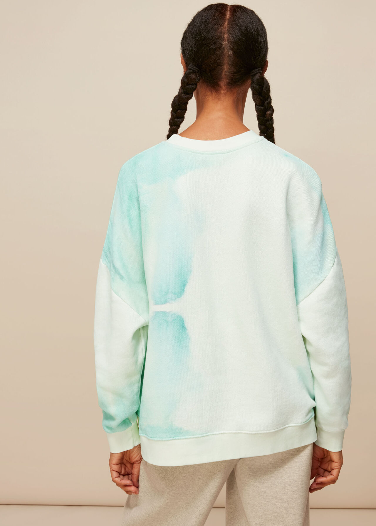 Tie Dye Cotton Sweatshirt