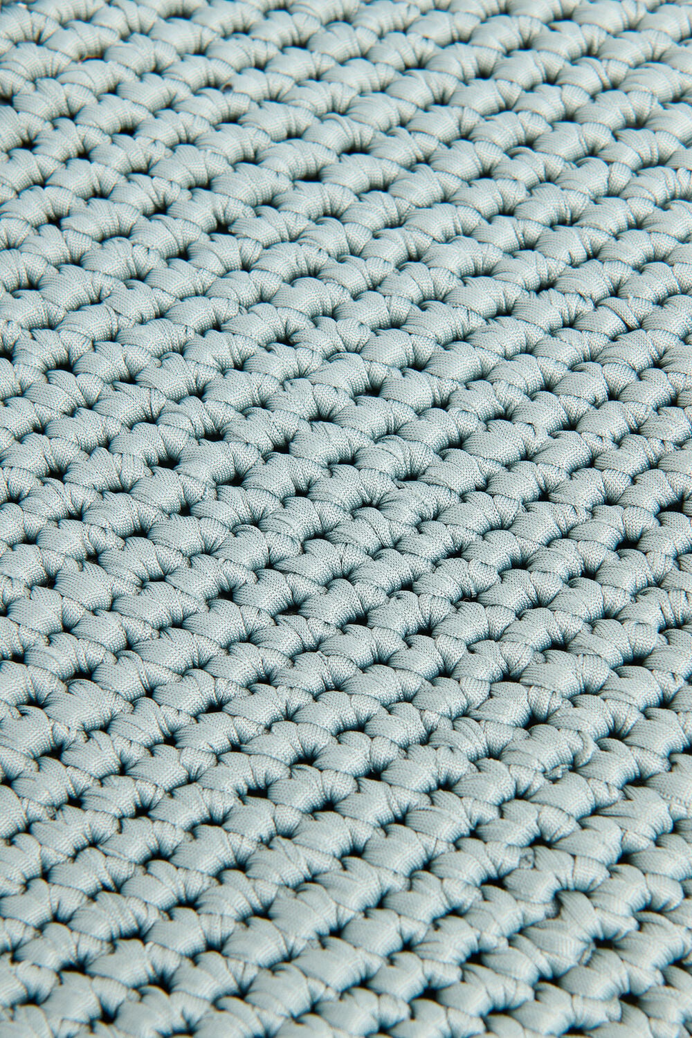 Blue Adaline Crochet Shoulder Bag