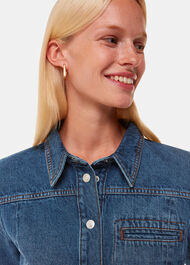Patchwork Denim Shirt