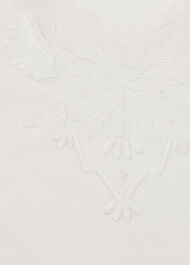 Embroidered Cotton T-Shirt