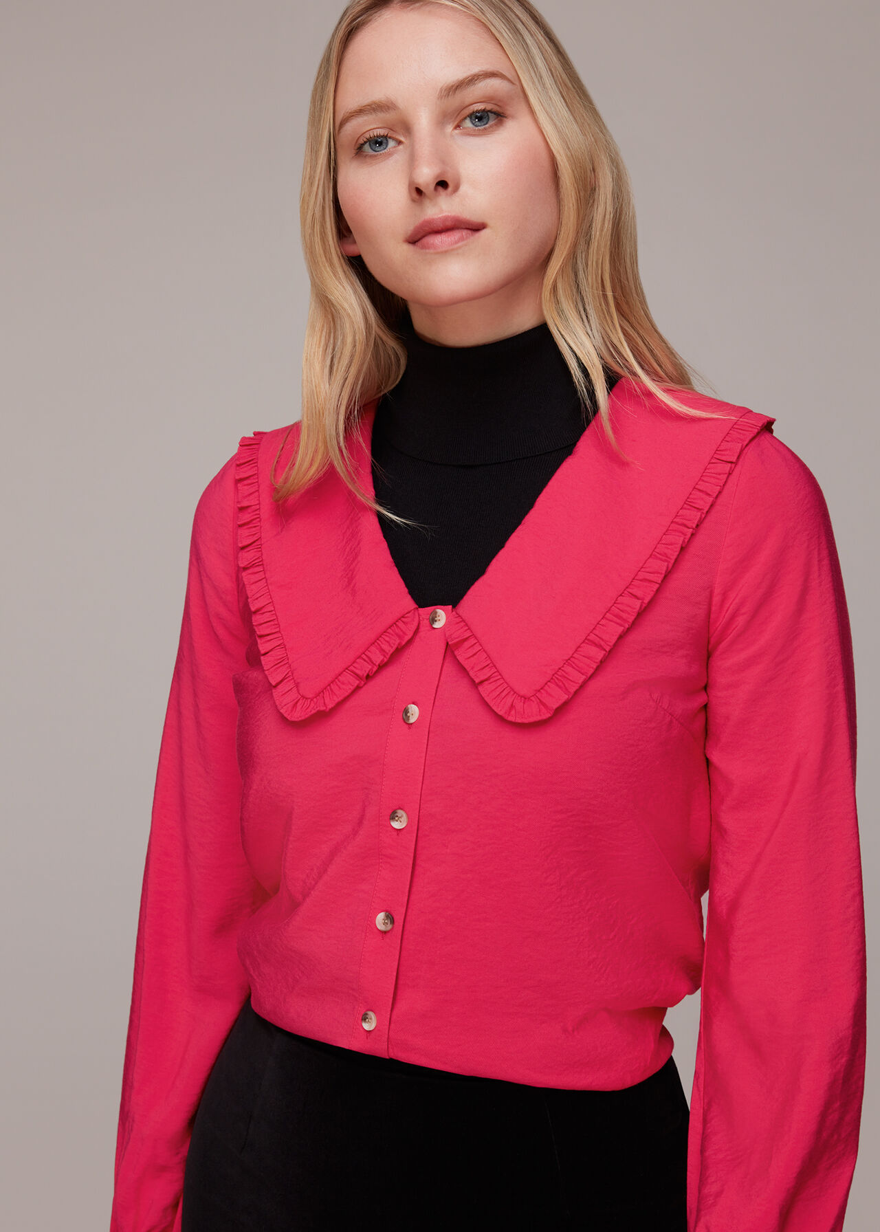 Oversized Collar Top