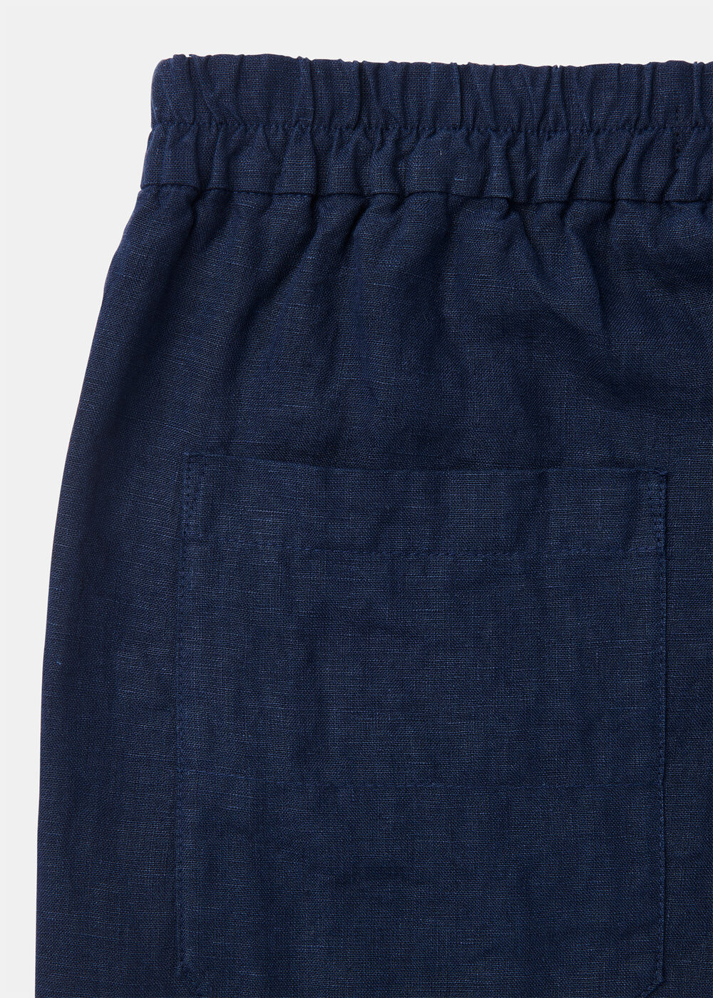 Petite Linen Barrel Trouser