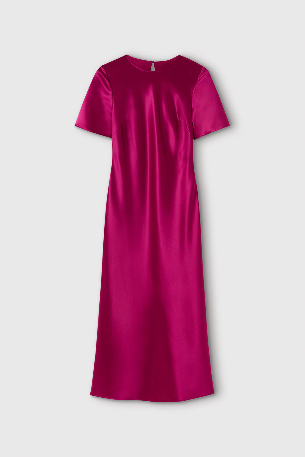 Pink Avery Satin Twist Dress