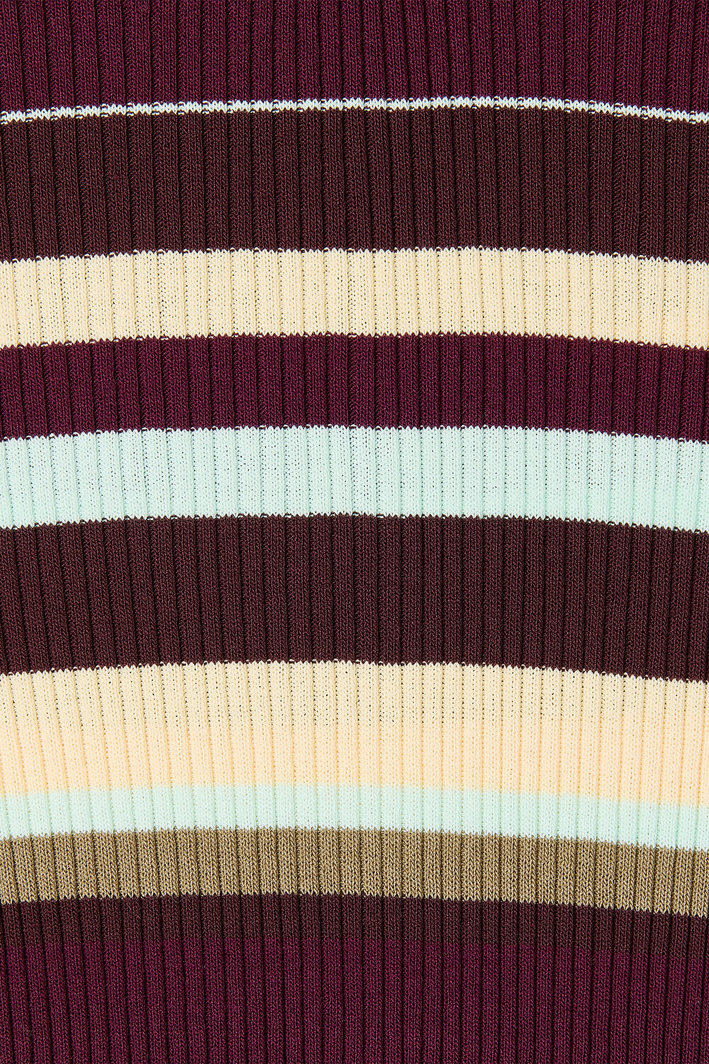 Multi Stripe Crew Neck Knit