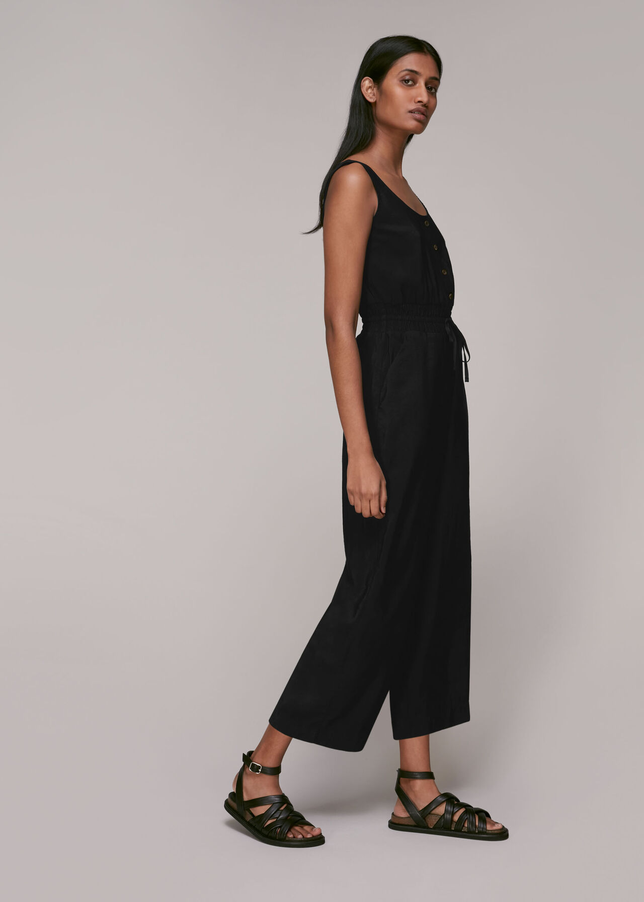 Quinn Casual Jumpsuit Black