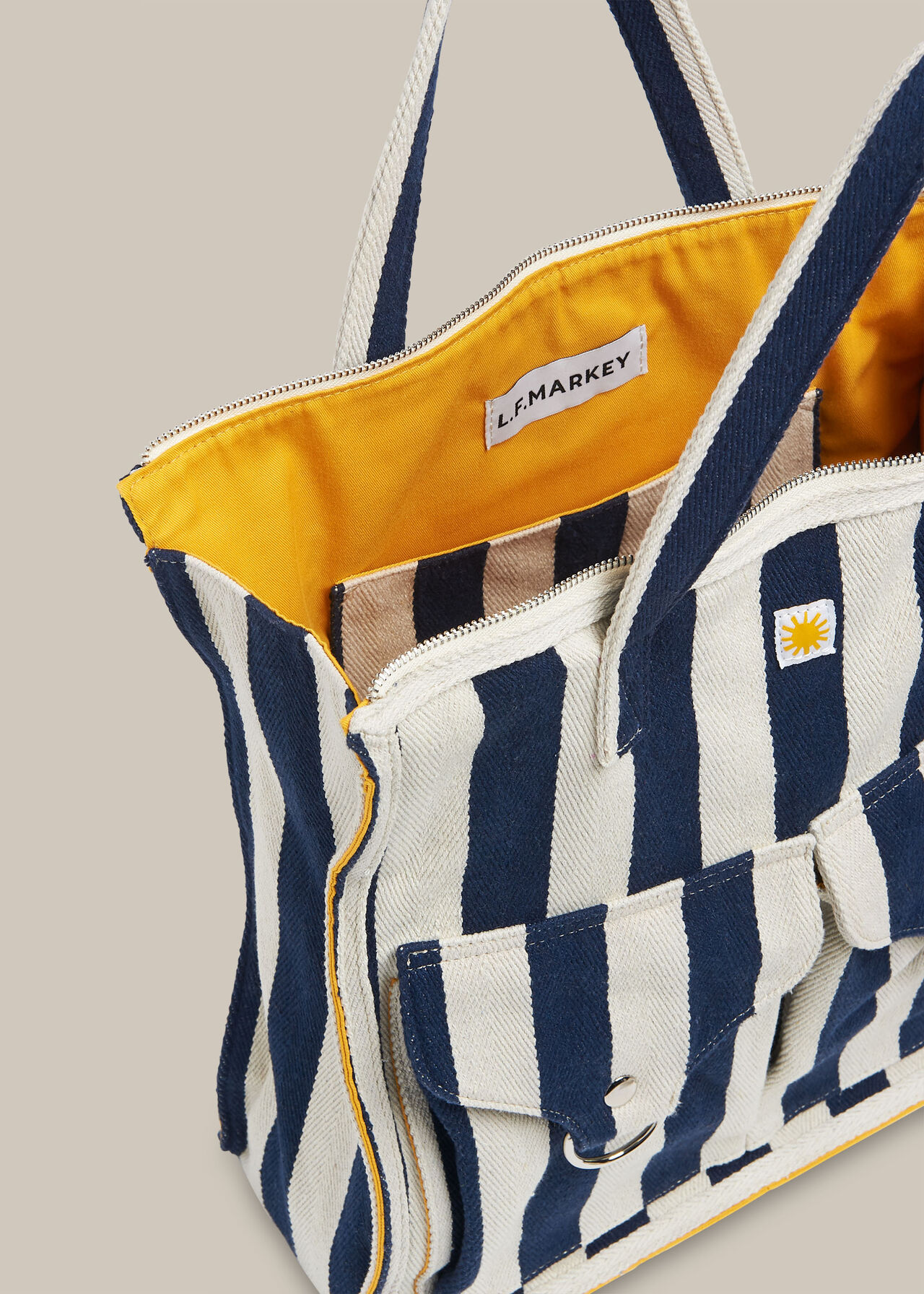 LF Markey Stripe Shopper Bag