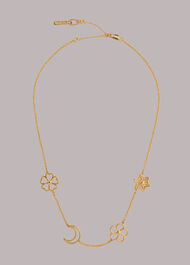 Moon Floral Necklace