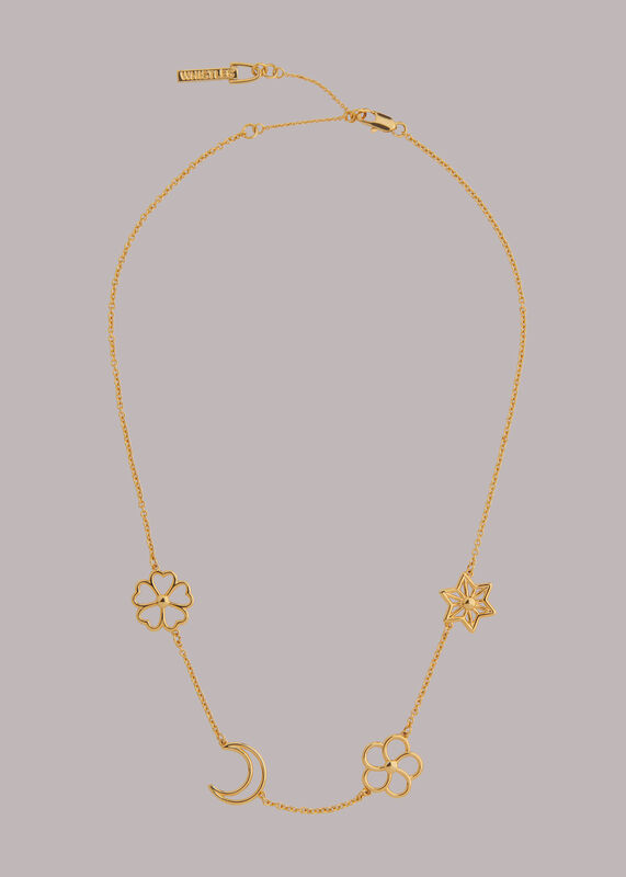 Moon Floral Necklace
