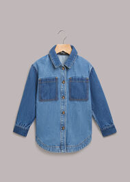 Patchwork Denim Overshirt