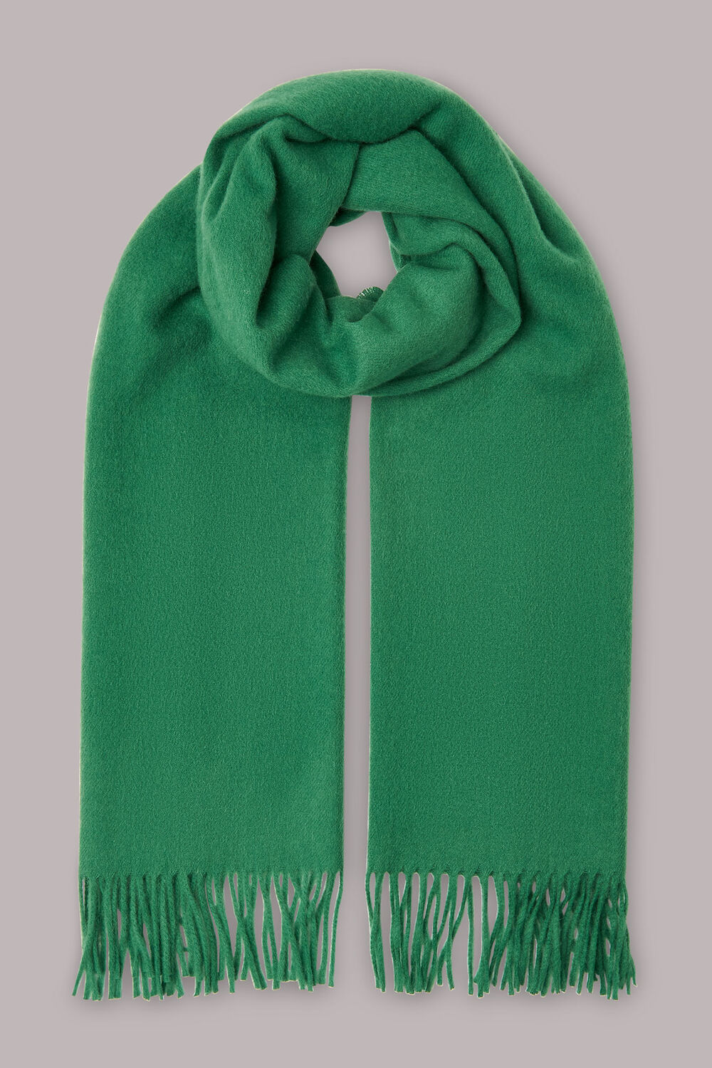Fringed Wool Scarf