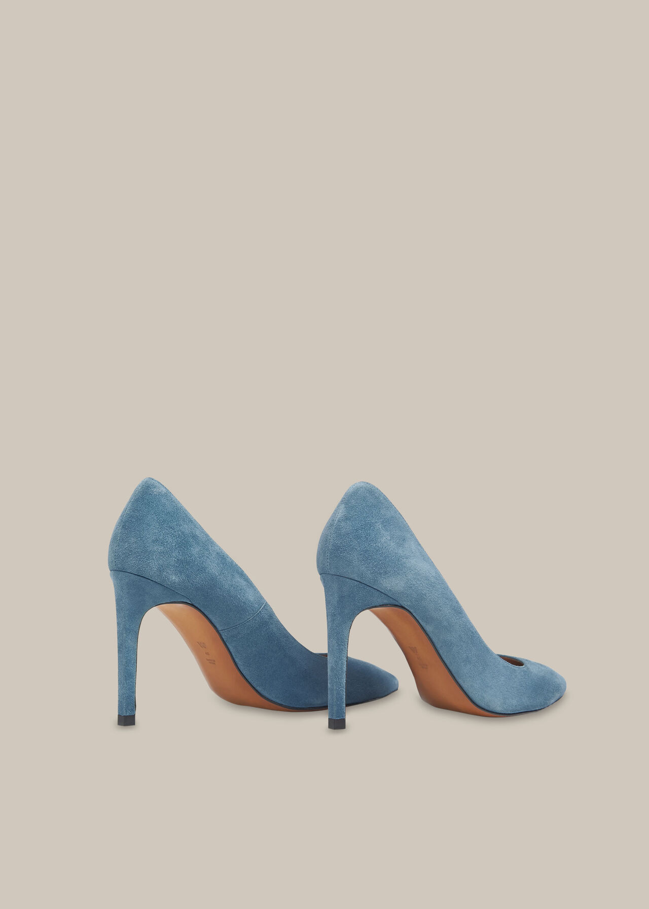 Cornel Suede Point Pump Grey