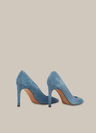Cornel Suede Point Pump Grey