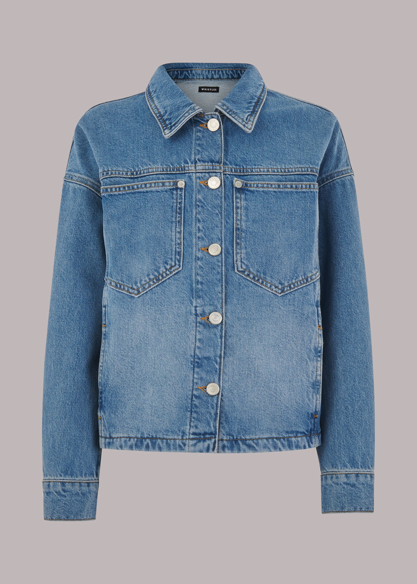 Denim Ella Denim Jacket WHISTLES Whistles UK