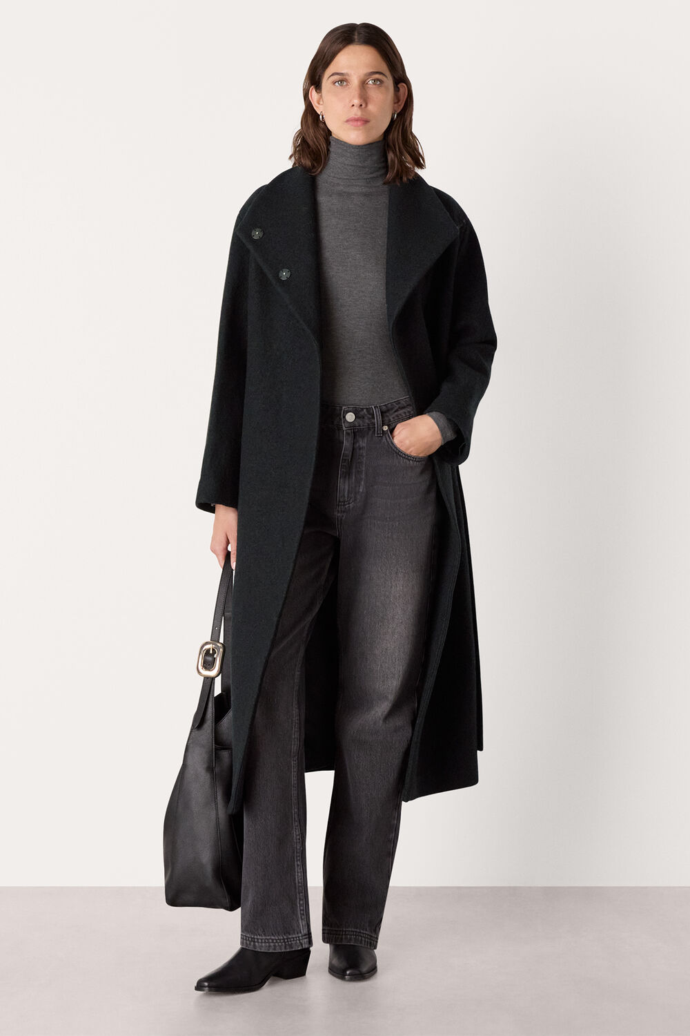 Morgan Funnel Neck Coat