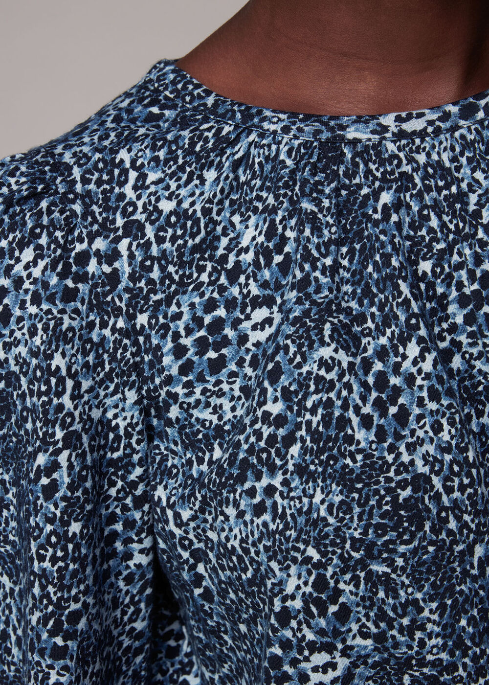Micro Animal Deep Cuff Top