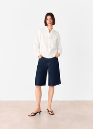 Textured Frill Shirt