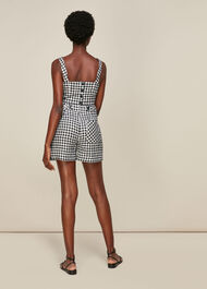Gingham Linen Short