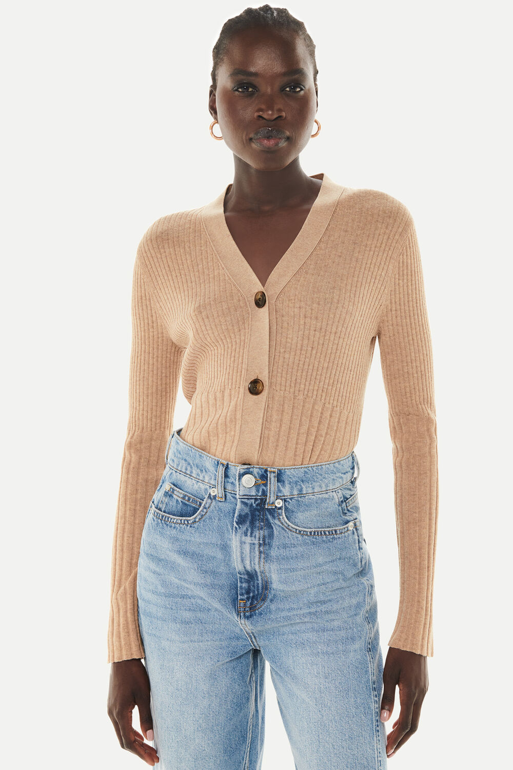 Ribbed Cardigan