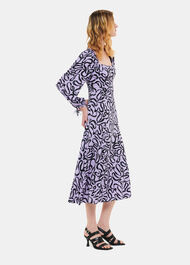 Georgie Ribbon Print Dress