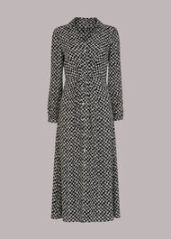 Landmark Print Midi Dress