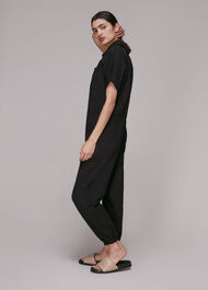 Ruby Zip Front Jersey Jumpsuit