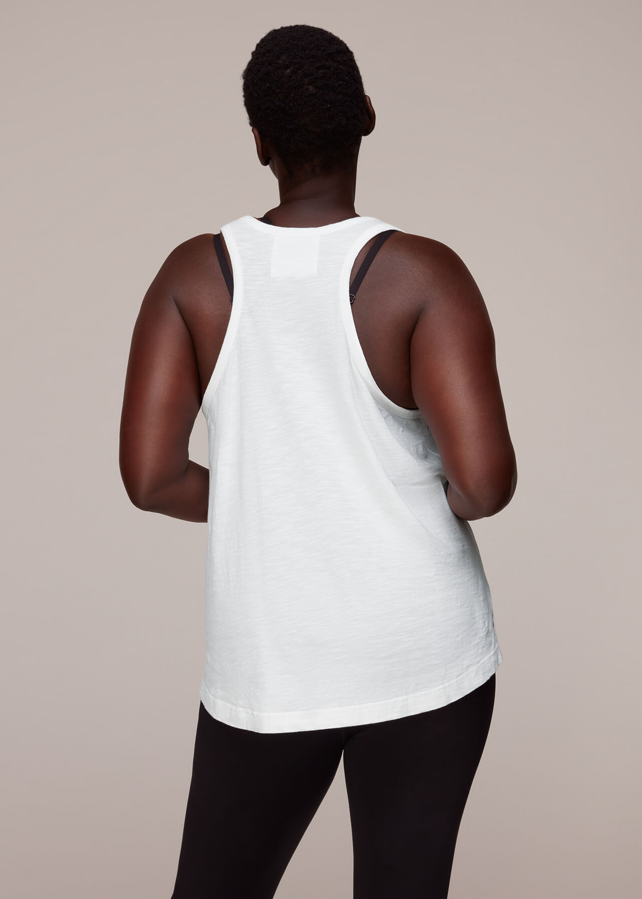 Curved Hem Active Vest