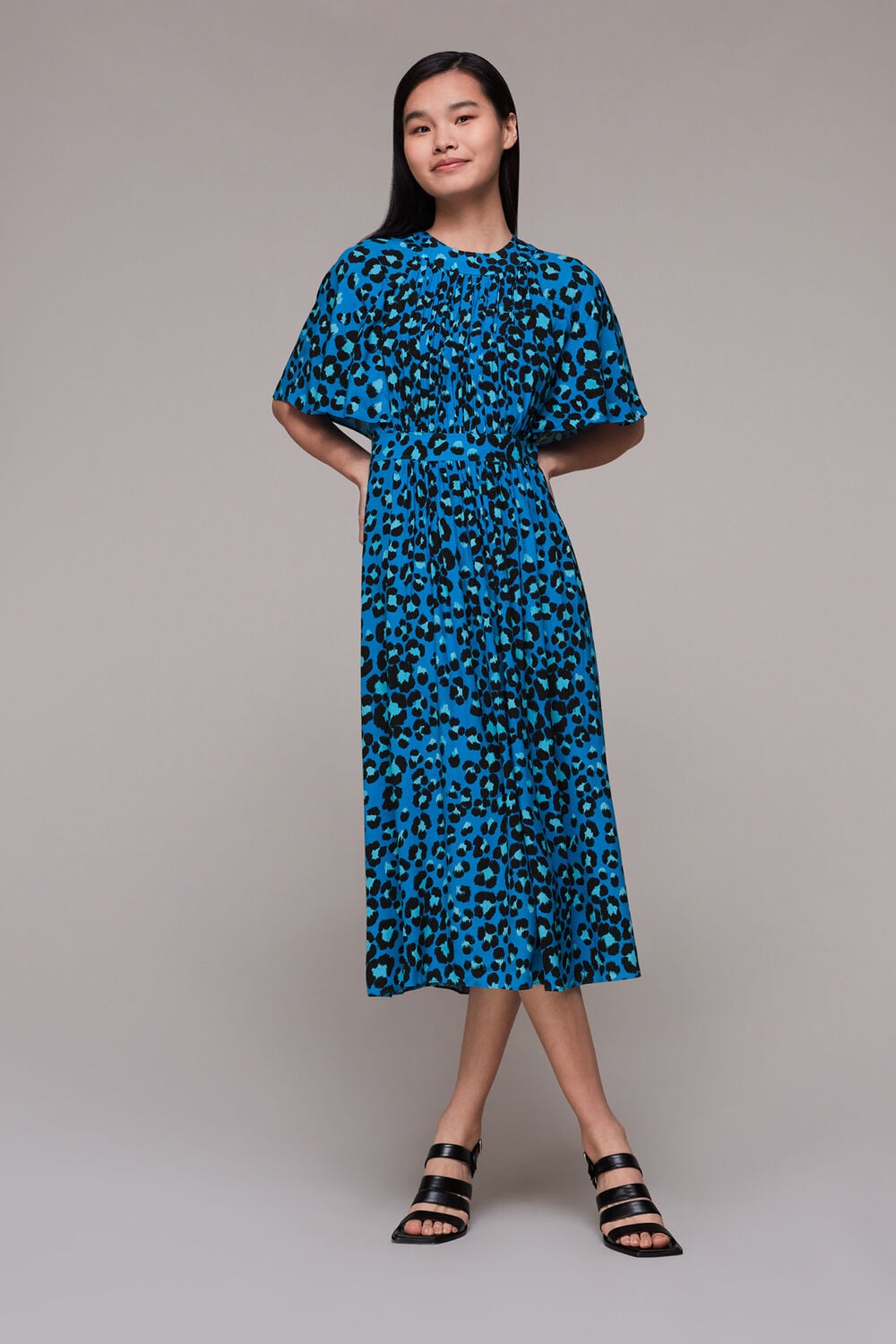 Painted Leopard Amelia Dress