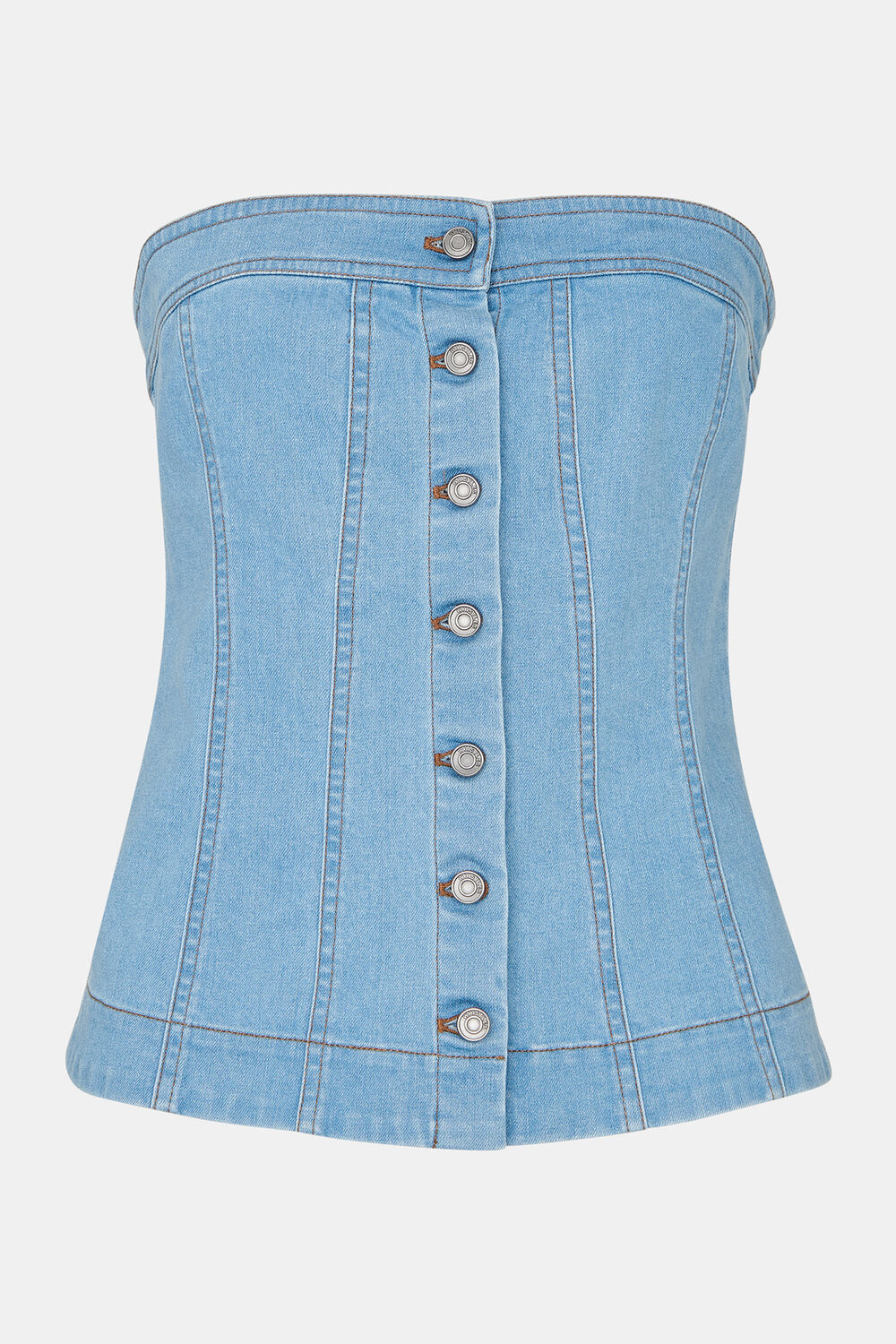 Denim Corset Top