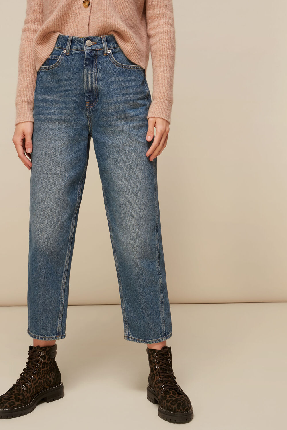 Authentic Washed Barrel Jean
