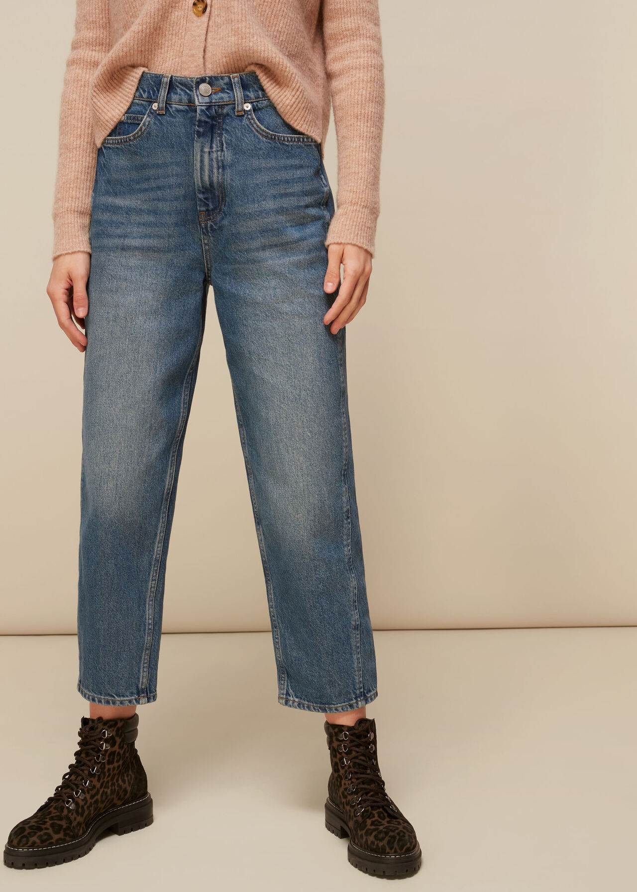 Authentic Washed Barrel Jean