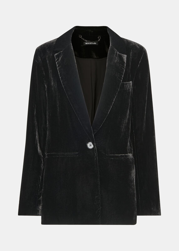 Olivia Velvet Blazer