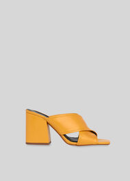 Ayres Cross Strap Sandal Yellow