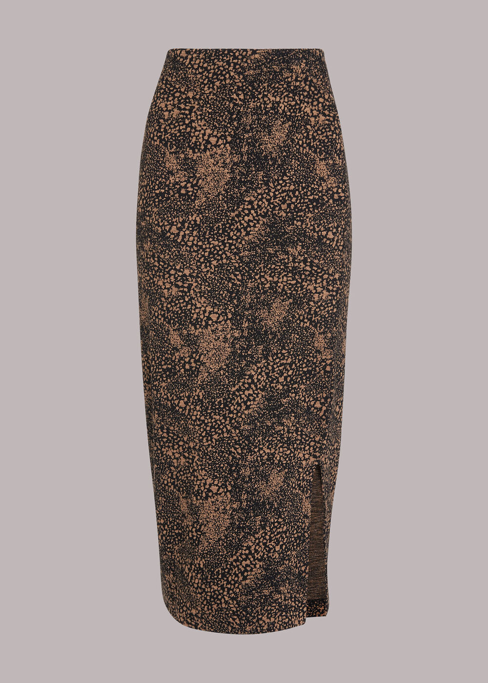 Jacquard Leopard Tube Skirt
