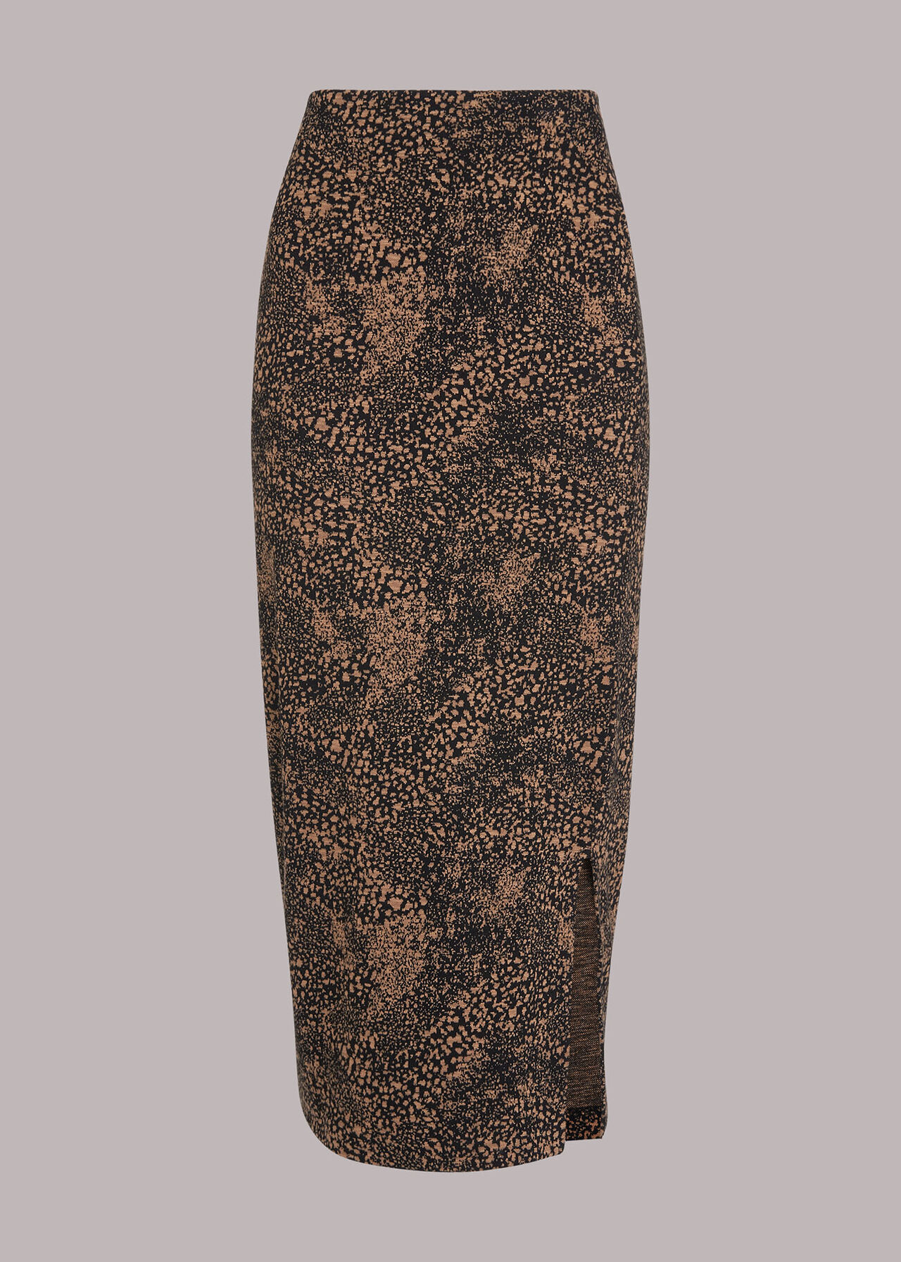 Jacquard Leopard Tube Skirt
