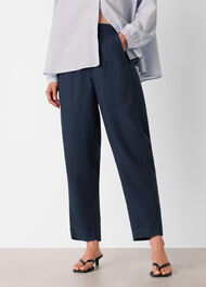 Linen Barrel Trouser